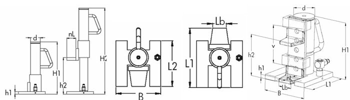 JUNG進口爪式千斤頂 JUNG進口爪式千斤頂