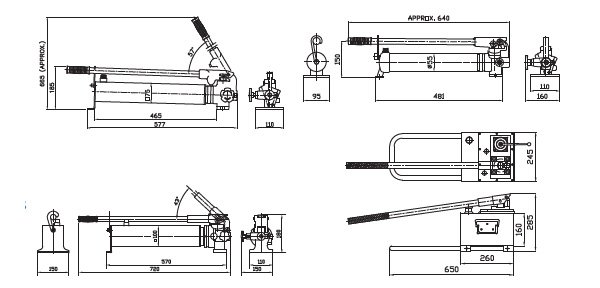 DP手動泵尺寸圖 DP手動泵尺寸圖